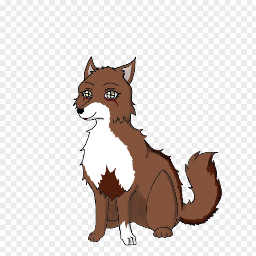Watercolor Wolf Cat Red Fox Dog Mammal PNG