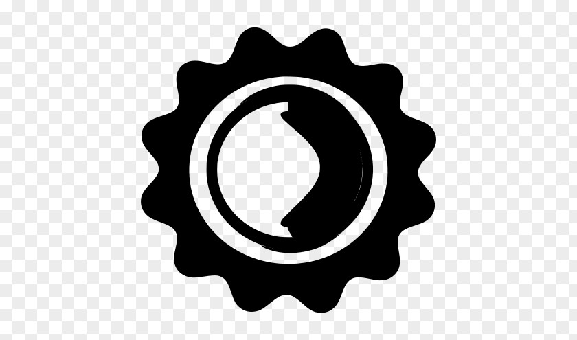 Blackandwhite Label Logo Circle Symbol Emblem PNG