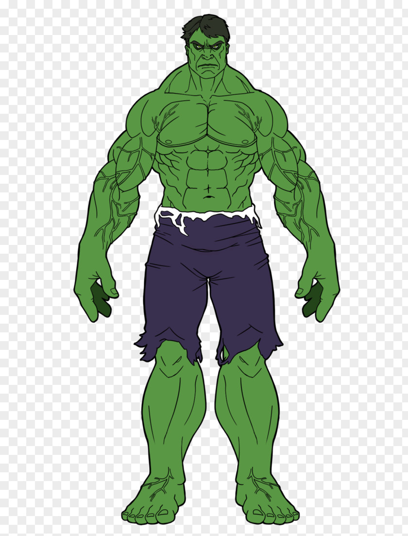 Hulk Superhero Cartoon Drawing Costume Design PNG