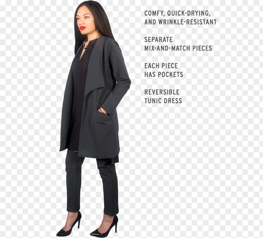 LADY SUIT FIT Overcoat Suit Sleeve Dress Clothing PNG