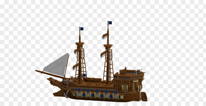 Pirate Ship Sailing Water Transportation Galleon Fluyt PNG