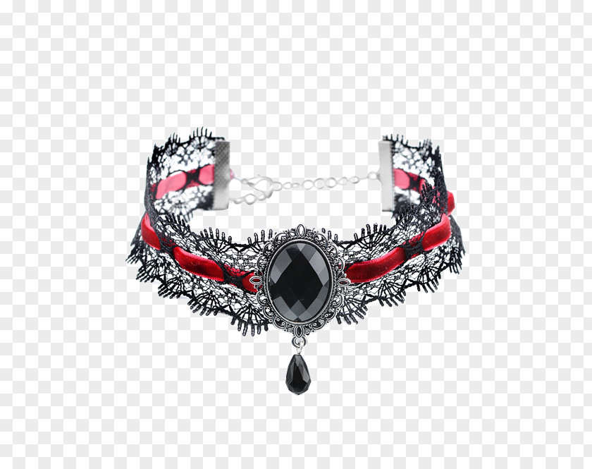 Velvet Swing Dress Earring Choker Necklace Gemstone PNG