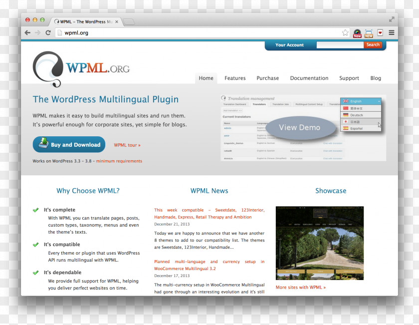 WordPress Plug-in Translation Language Web Page PNG
