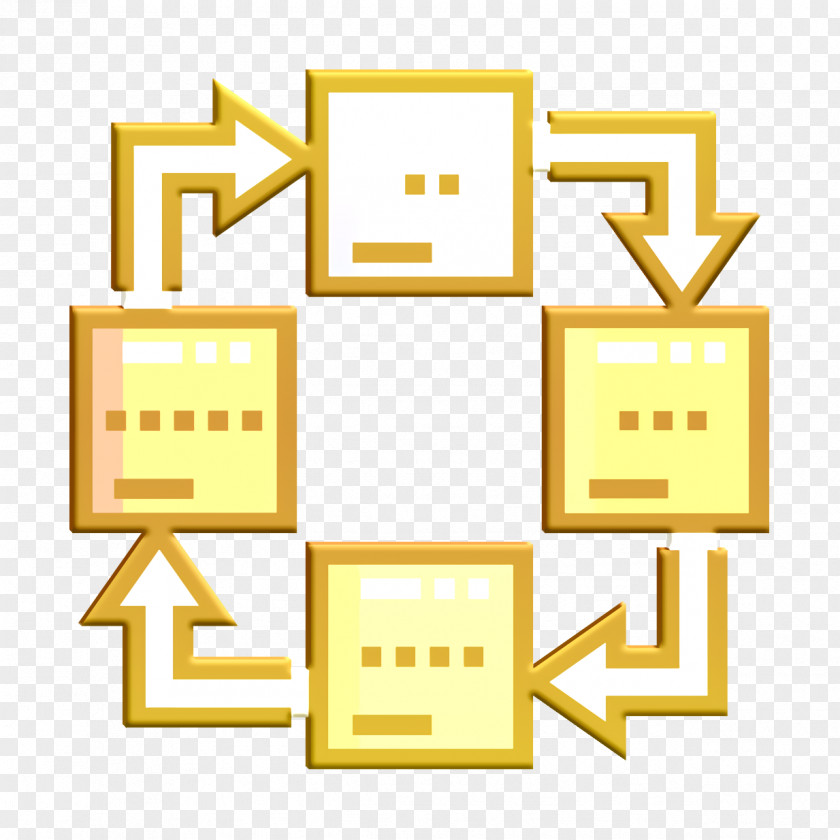 Workflow Icon Time Management Process PNG