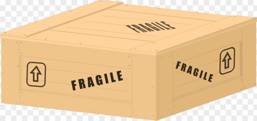 Zerbrechlich Wooden Box Crate Carton Clip Art PNG