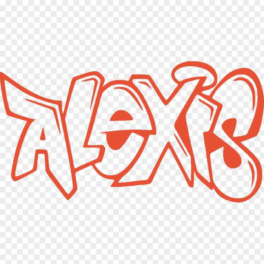 Alexis Ren Graffiti Illustration Text Sticker Graphic Design PNG