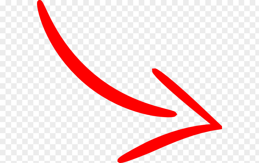Red Arrow Line Clip Art PNG