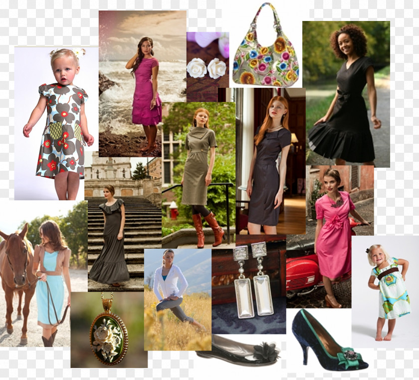 A Beautiful Roommate Who Receives Flowers Shoe Fashion Design Dress Collage PNG