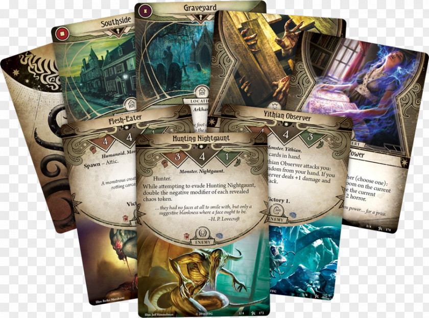 Arkham Horror Lcg Horror: The Card Game Set Fantasy Flight Games PNG