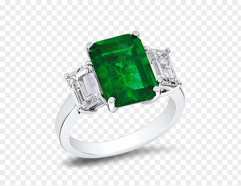 Emerald Cut Bridal Sets Ring Cubic Zirconia Diamond PNG