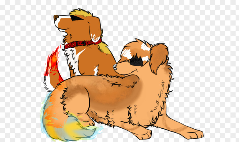 Rainbow Painting Dog Lion Cat Clip Art PNG