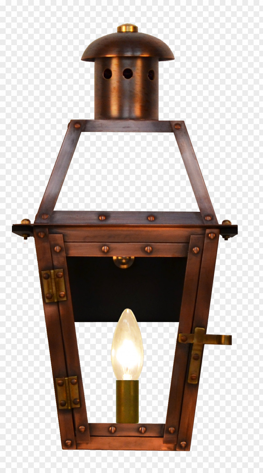 Antique Lantern Gas Lighting Light Fixture PNG