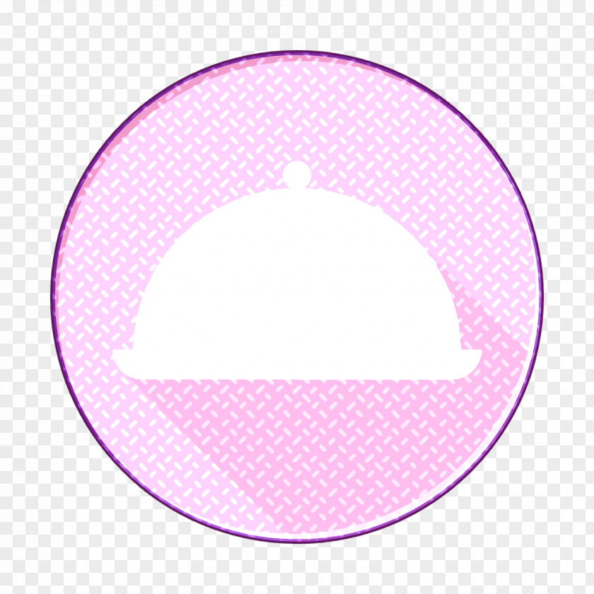 Plate Icon Covering Circle Color Food PNG