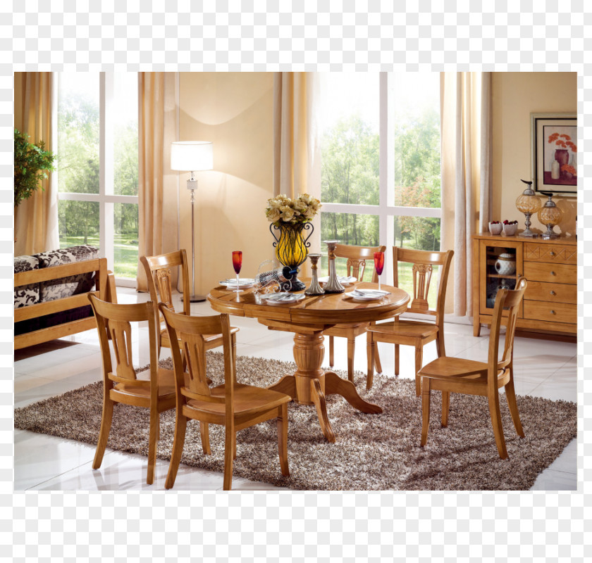 Table Dining Room Matbord Living Furniture PNG