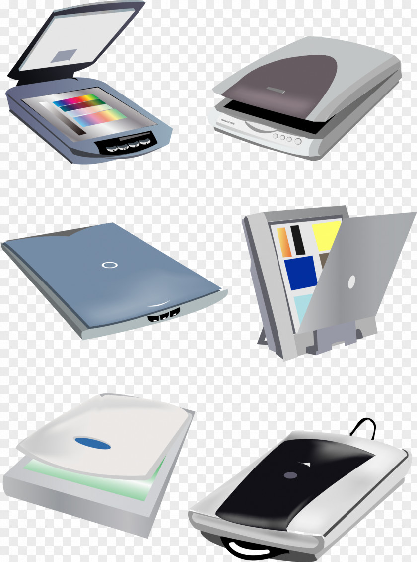 Vector Painted Scanner Royalty-free Stock Photography Clip Art PNG