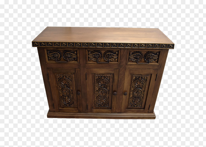 Antique Buffets & Sideboards Wood Stain PNG