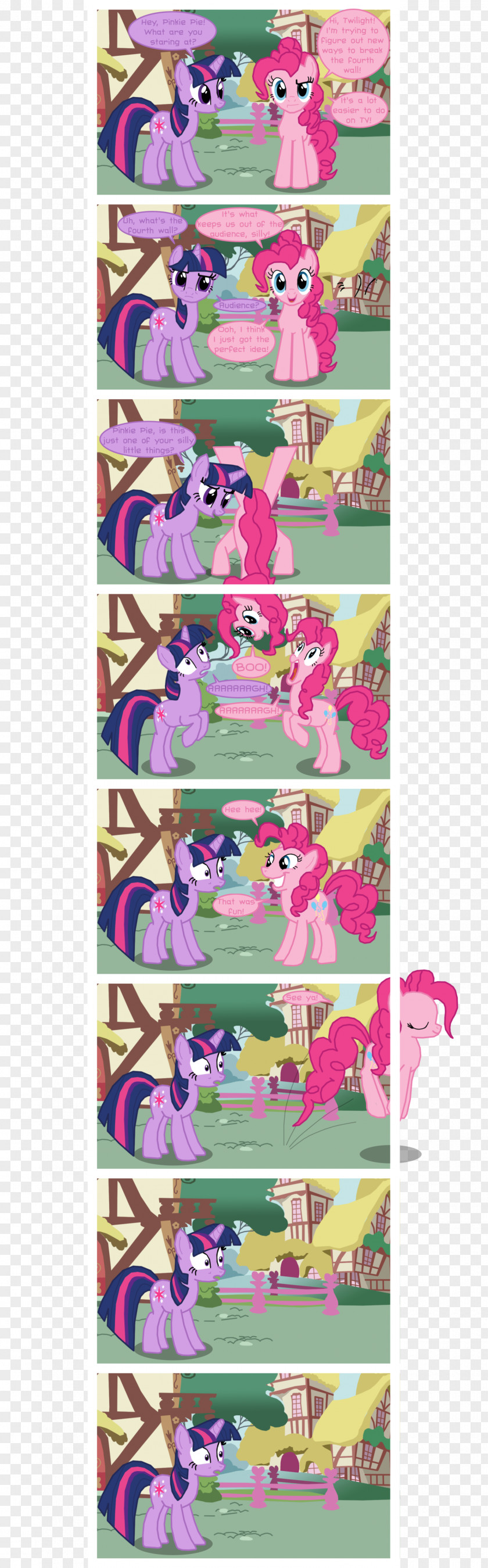 Deadpool Unicorn Pinkie Pie Twilight Sparkle Rarity Rainbow Dash Fourth Wall PNG