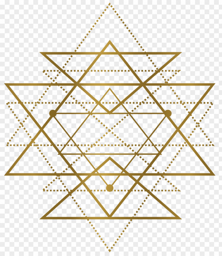 Triangle Sacred Geometry Yantra Symbol PNG