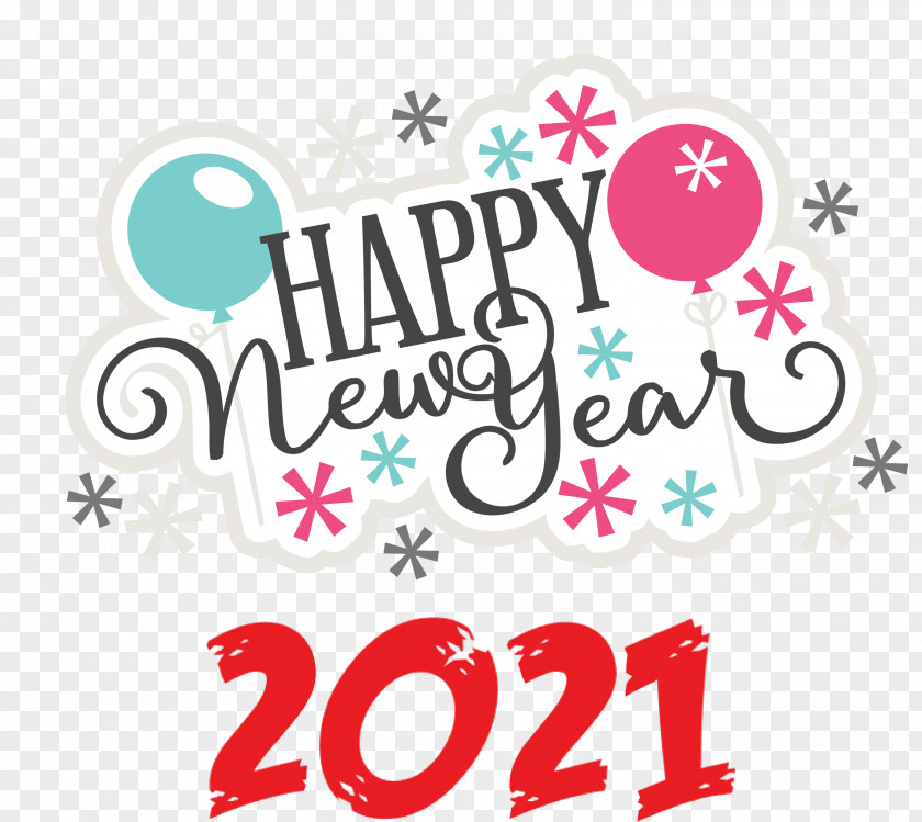 2021 Happy New Year PNG
