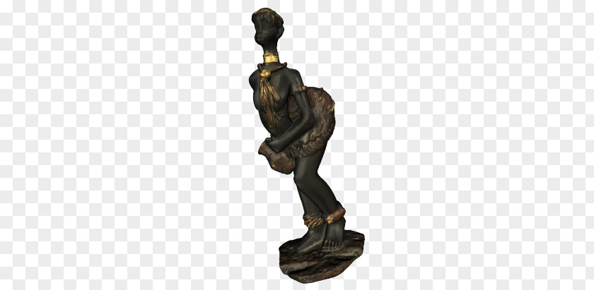 African Models Bronze Sculpture Statue Classical PNG