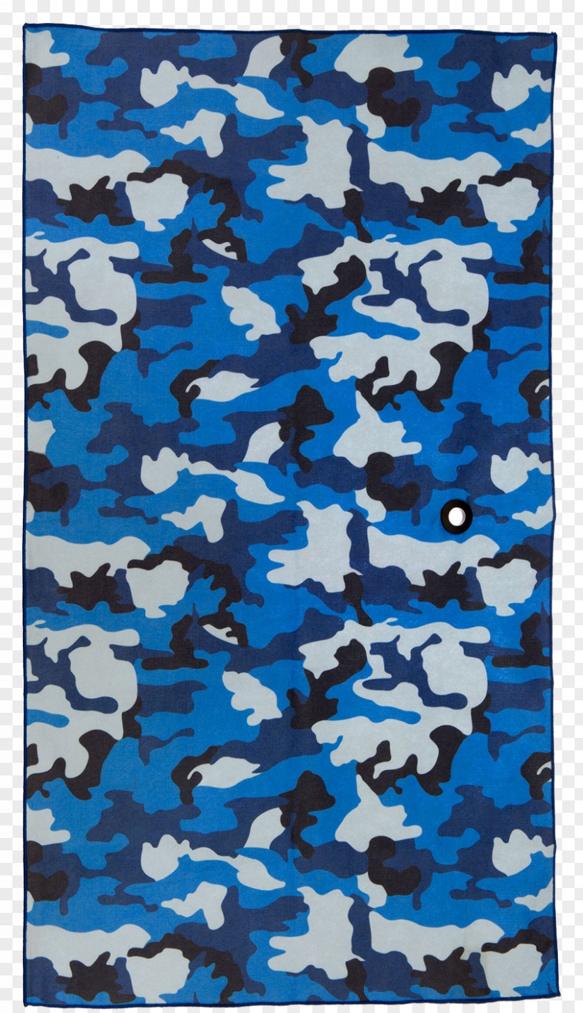 Blue Towel Military Camouflage Microfiber Textile PNG