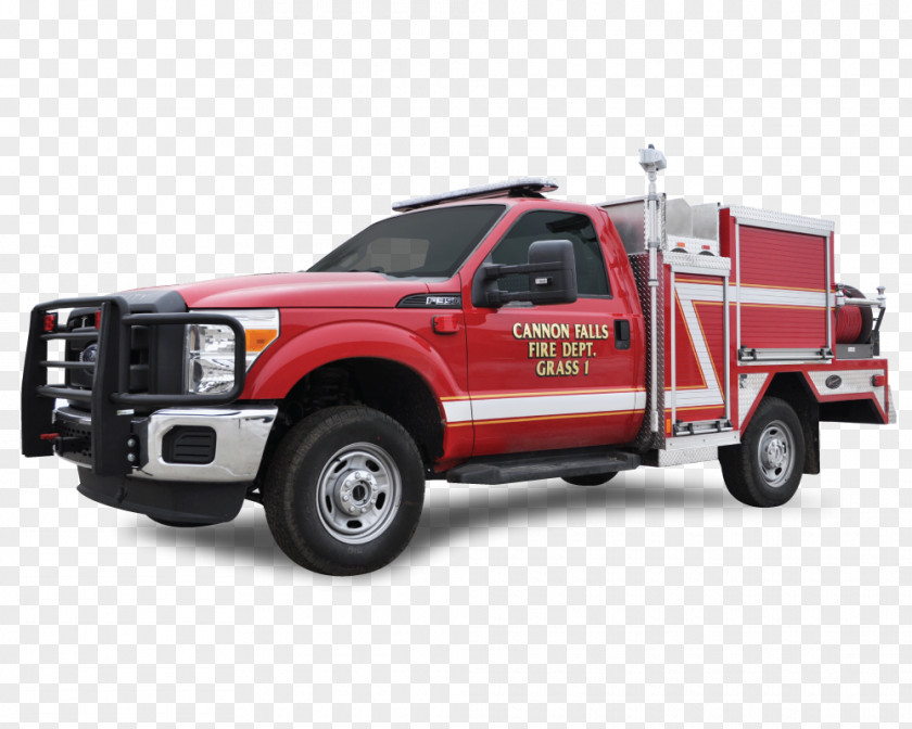 Car Wildland Fire Engine Pickup Truck Bed Part PNG