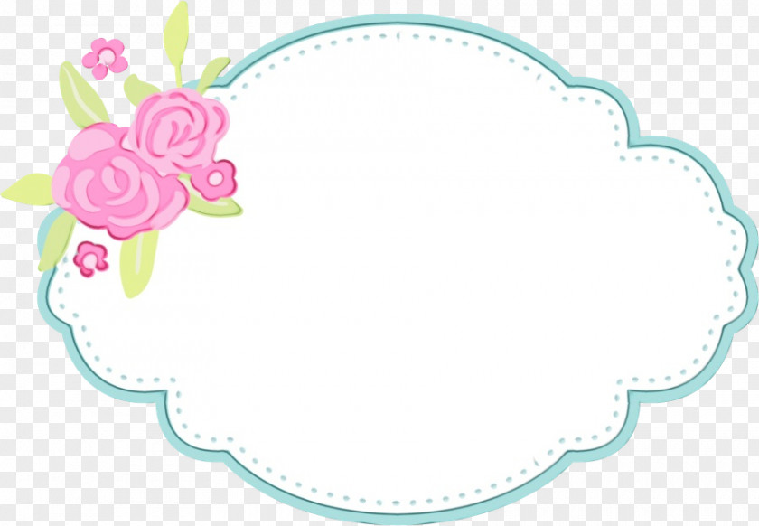 Pink Sticker Picture Cartoon PNG