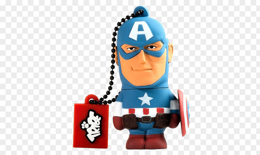 Captain America USB Flash Drives Iron Man Computer Data Storage Memory Stick PNG
