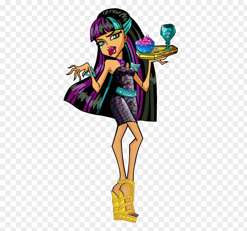 Doll Monster High Cleo De Nile Draculaura PNG