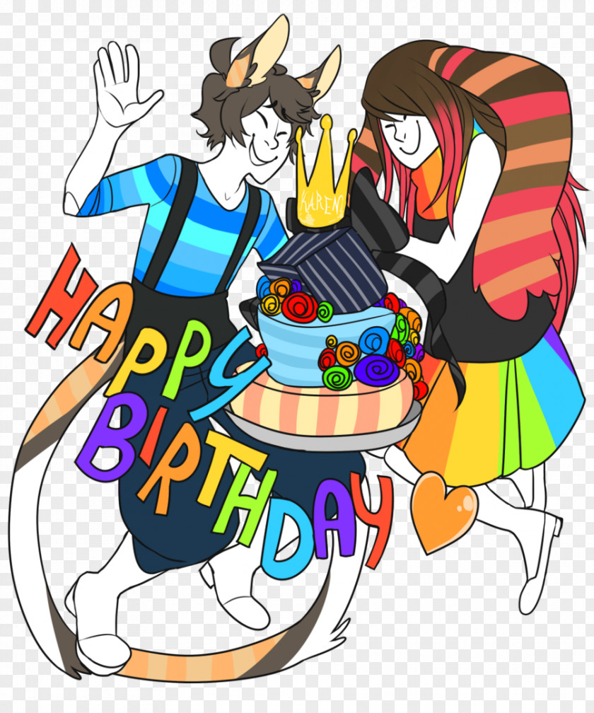Happy Birthday Blessing Graphic Design Cartoon Clip Art PNG