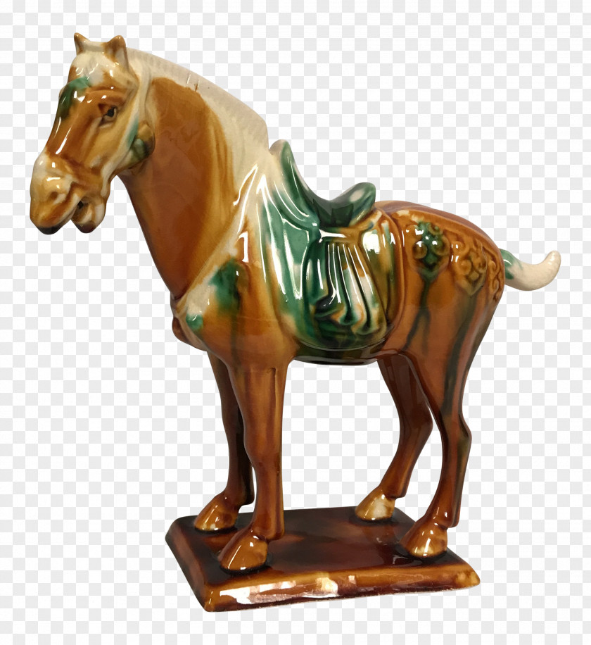 Horse Tang Standing Figure, Canberra Los Angeles Statue Sculpture PNG
