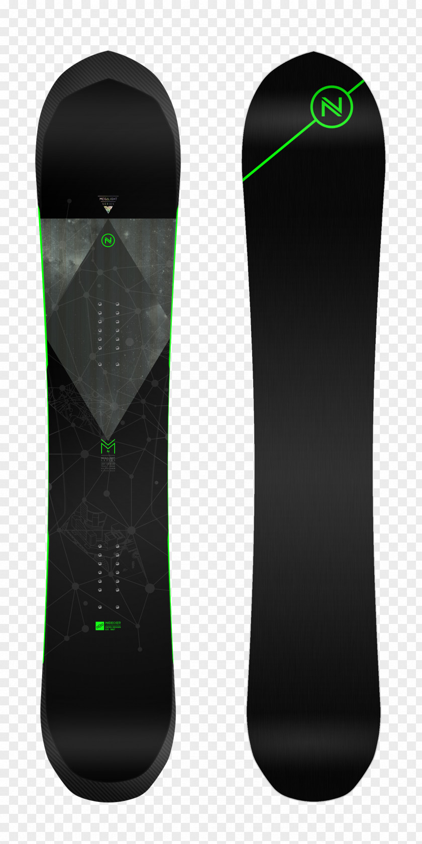 Snowboard Kraft Sport Snowboarding Deska Nidecker Megalight PNG