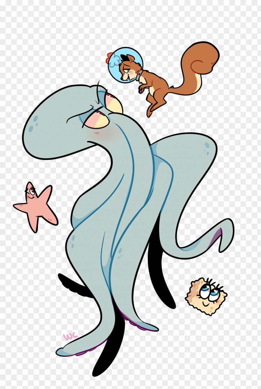 Squidward Tentacles Patrick Star Mr. Krabs Mermaid Man And Barnacle Boy Plankton Karen PNG