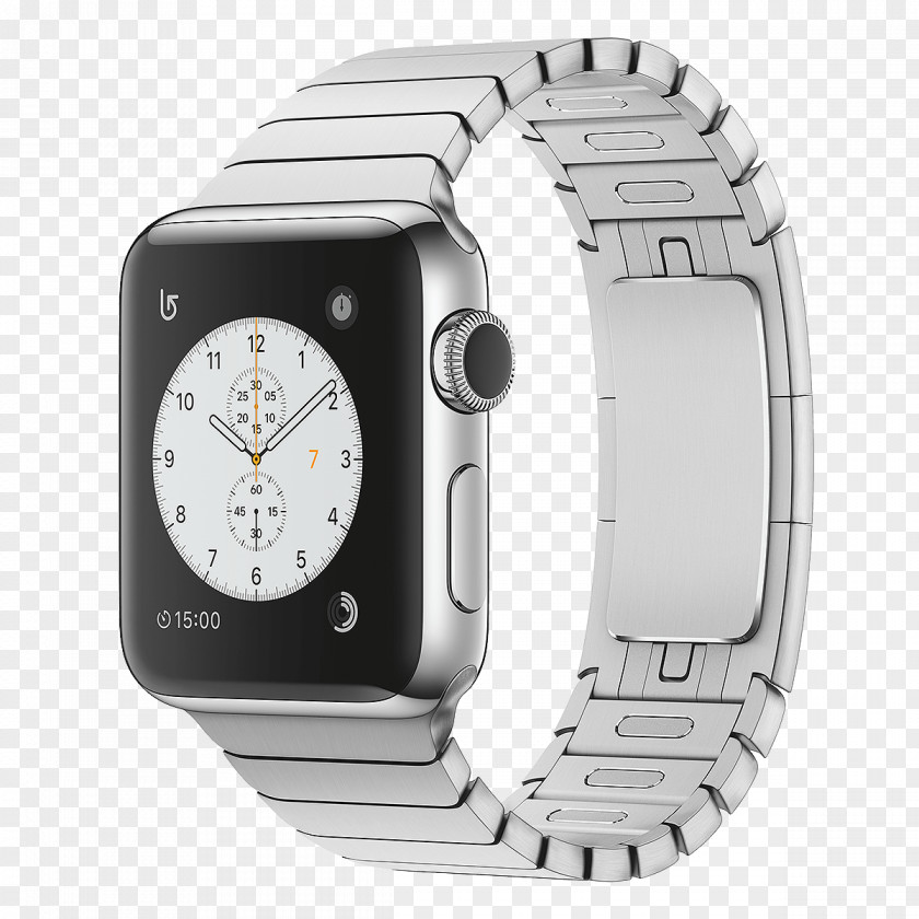 Apple Watch 3 Series 2 38mm Link Bracelet Strap PNG