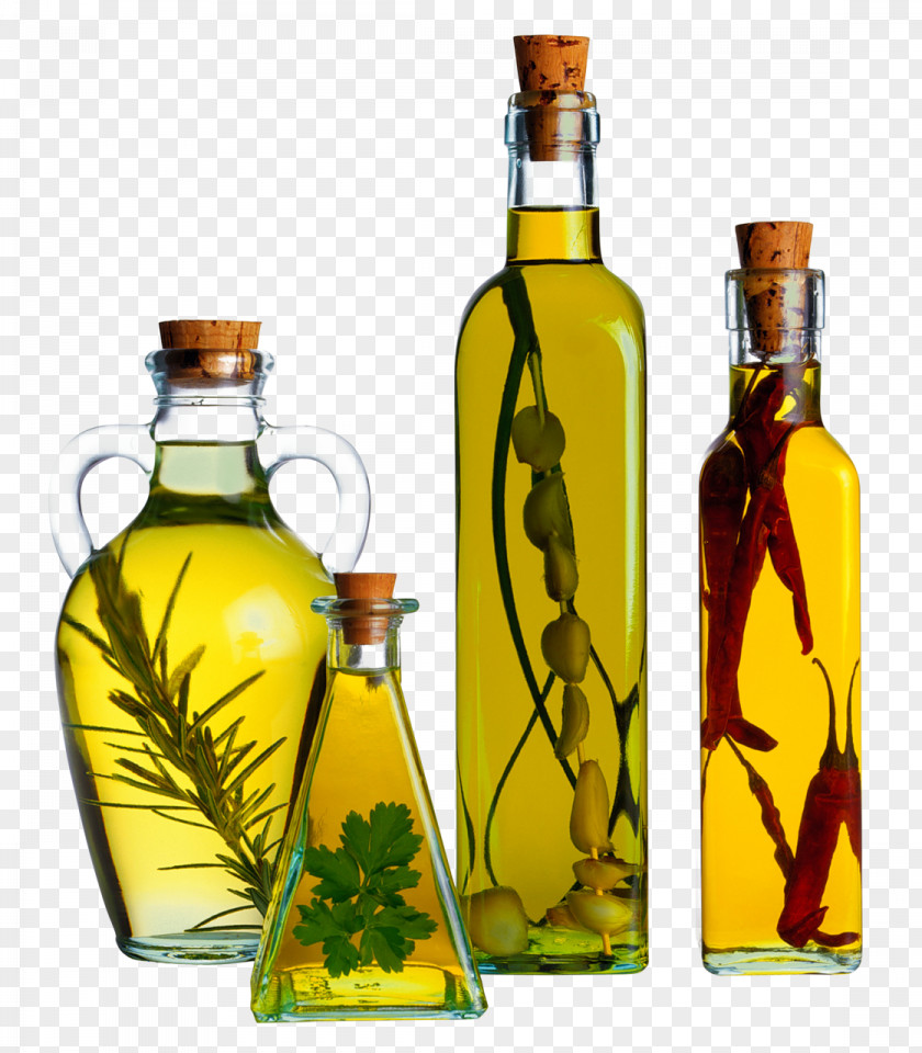 Olive Oil Vinegar Bottle PNG