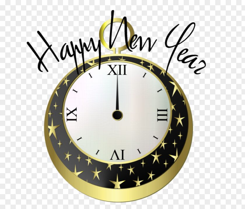 Watch Time New Years Day Eve Greeting Card Gift PNG