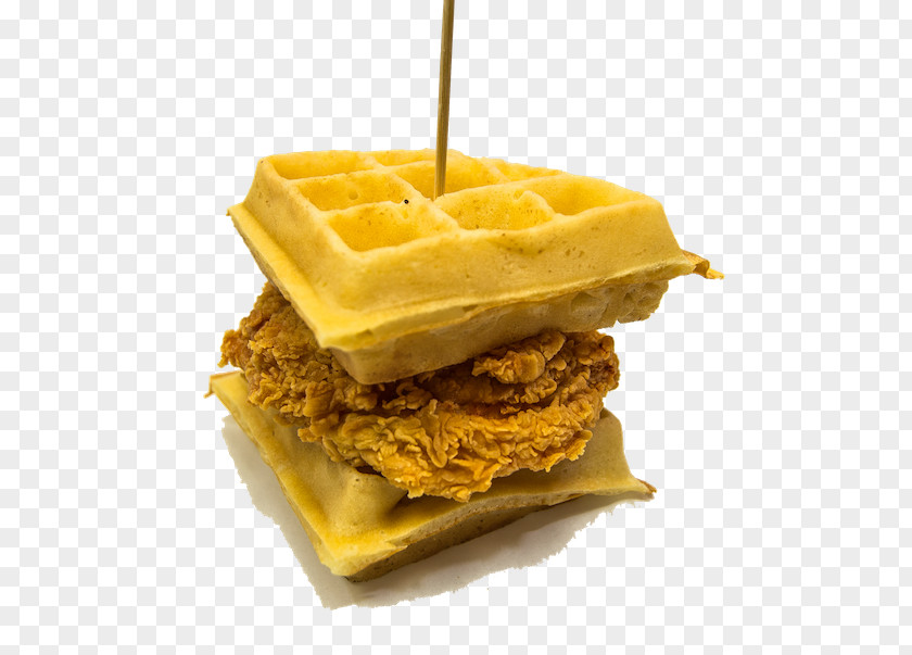 Banana Waffle Sandwich Chicken And Waffles Breakfast Menu PNG