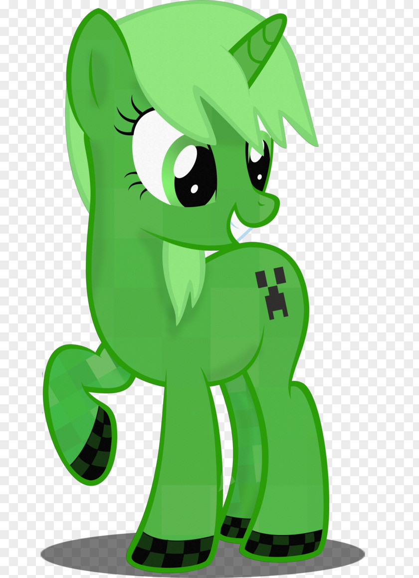 Creeper Minecraft Pony Fluttershy PNG