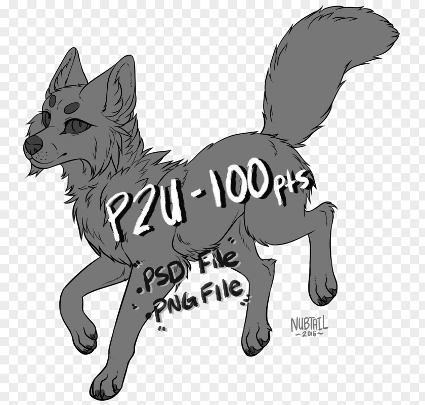 Dog Breed Fauna Line Art Character PNG