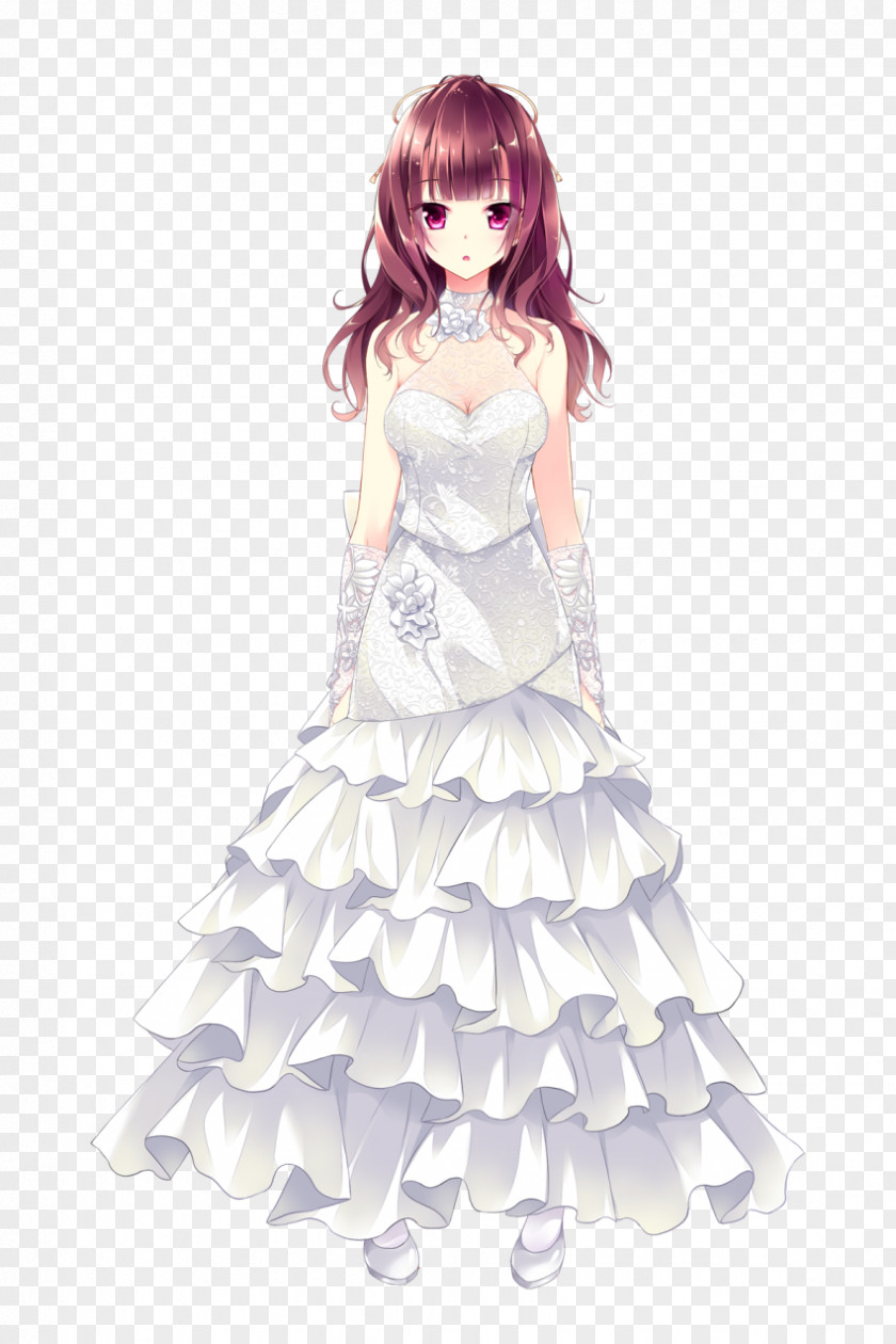 Gown Formal Wear Wedding Dress Bishōjo Game Character PNG