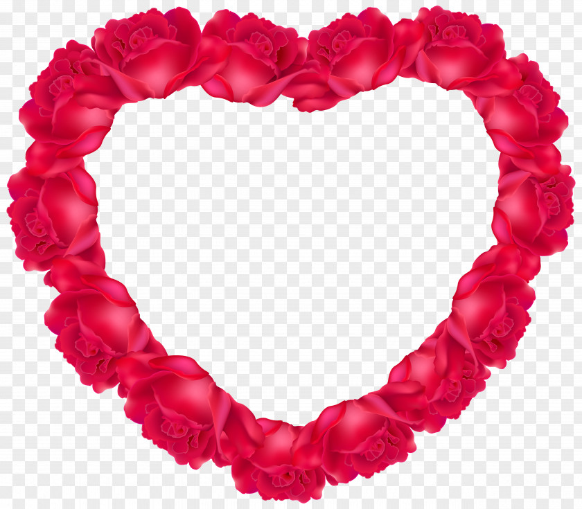 Heart Of Roses Clipart Image Rose Clip Art PNG