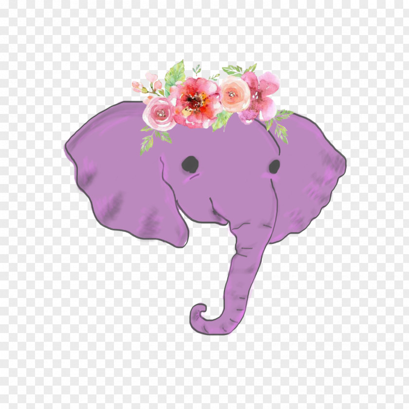 India Indian Elephant Pink M RTV PNG