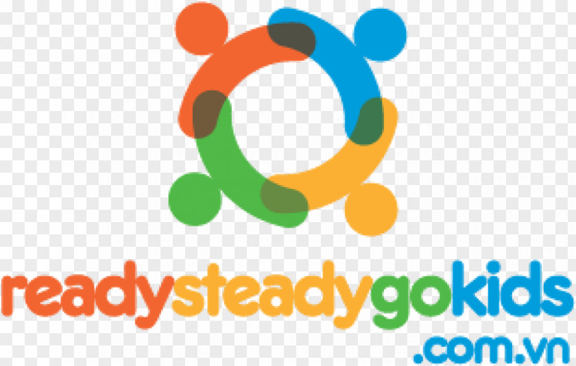 Logo Ready Steady Go Kids Brand Font Design PNG