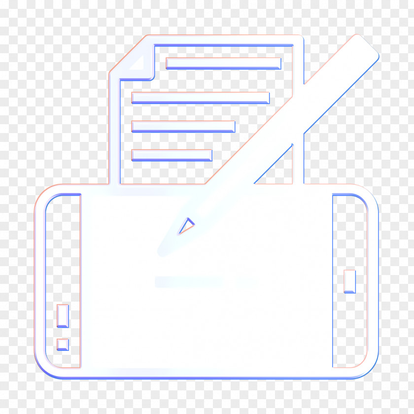Smartphone Icon Book And Learning Touch Screen PNG