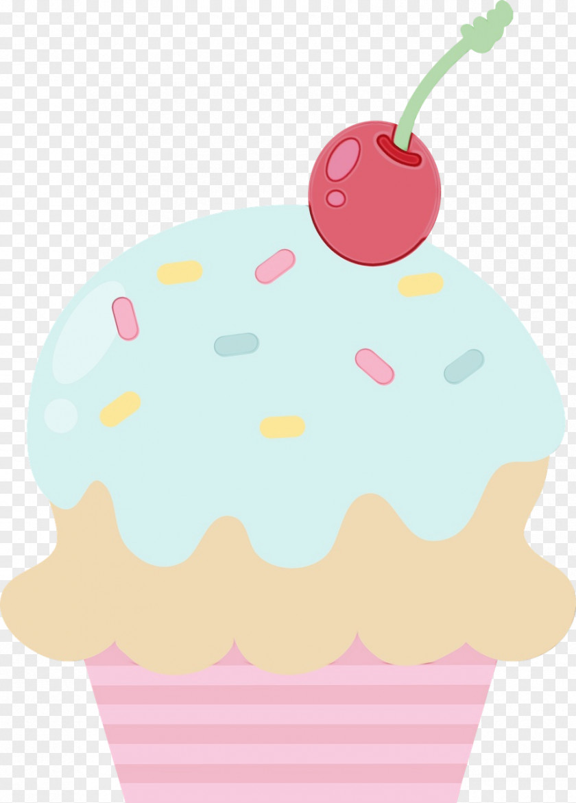 Vanilla Cherry Pink Food Frozen Dessert Clip Art PNG