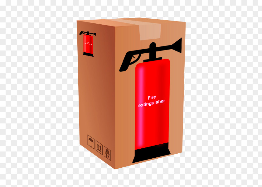 Cartoon Extinguisher Box Fire Paper Conflagration PNG