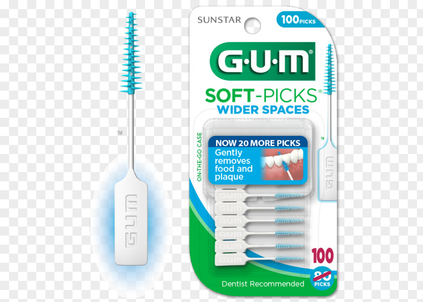 Flossing GUM Soft-Picks Gums Dental Floss Plaque Care PNG