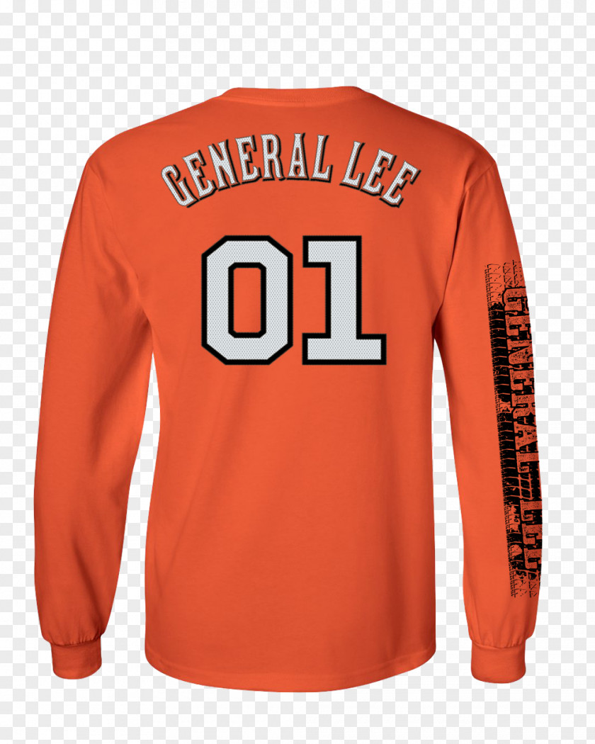 General Lee Long-sleeved T-shirt Sports Fan Jersey PNG