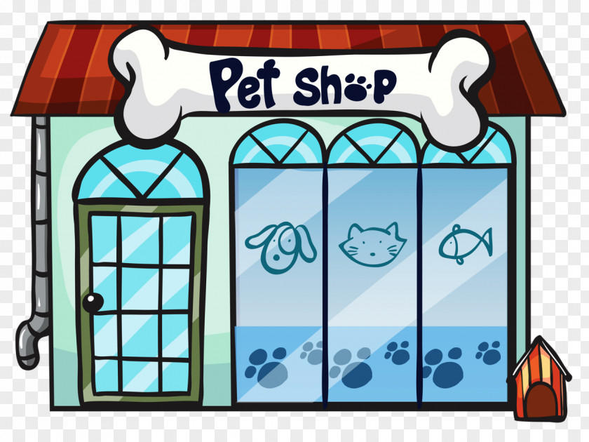 Cat Pet Shop Clip Art PNG