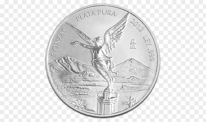 Coin Bullion Libertad Silver Mexico City PNG